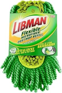Libman 1025585 Dust Microfiber Dust Mop Refill, Green
