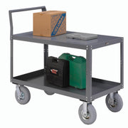 Two Shelf Unassembled Heavy Duty Service Cart by Global Industrial – Steel, Gray, Model 752258