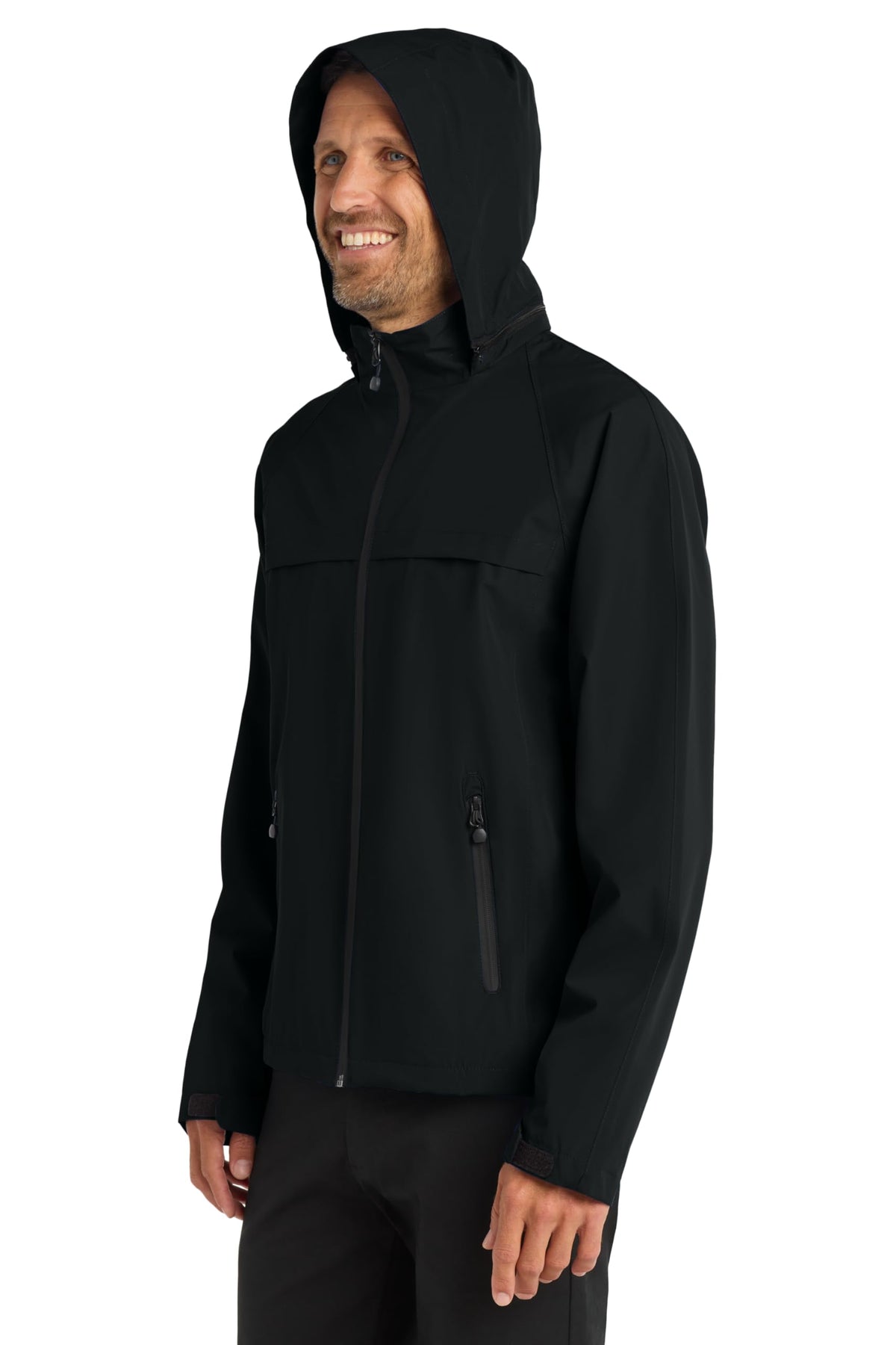 Torrent Waterproof Jacket by Port Authority – Large, Polyester, Black, Model 1021224