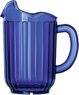 Vollrath Traex 60 Oz. Cobalt Blue 3 Lipped Tuffex Deluxe Pitcher