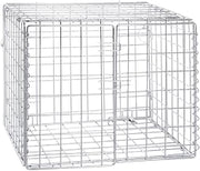 HUBERT Lockable Security Cage Chrome Wire - 18" L x 24" W x 15" H