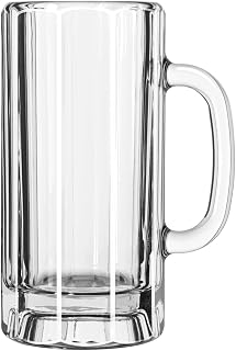 Libbey 5327 Clear 22 Ounce Paneled Mug - 12 / CS