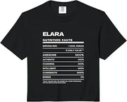 Elara Nutrition Facts Name Comfort Colors Crop Top