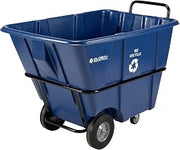 Global Industrial Heavy Duty Plastic Tilt Truck, 1/2 Cubic Yard Capacity