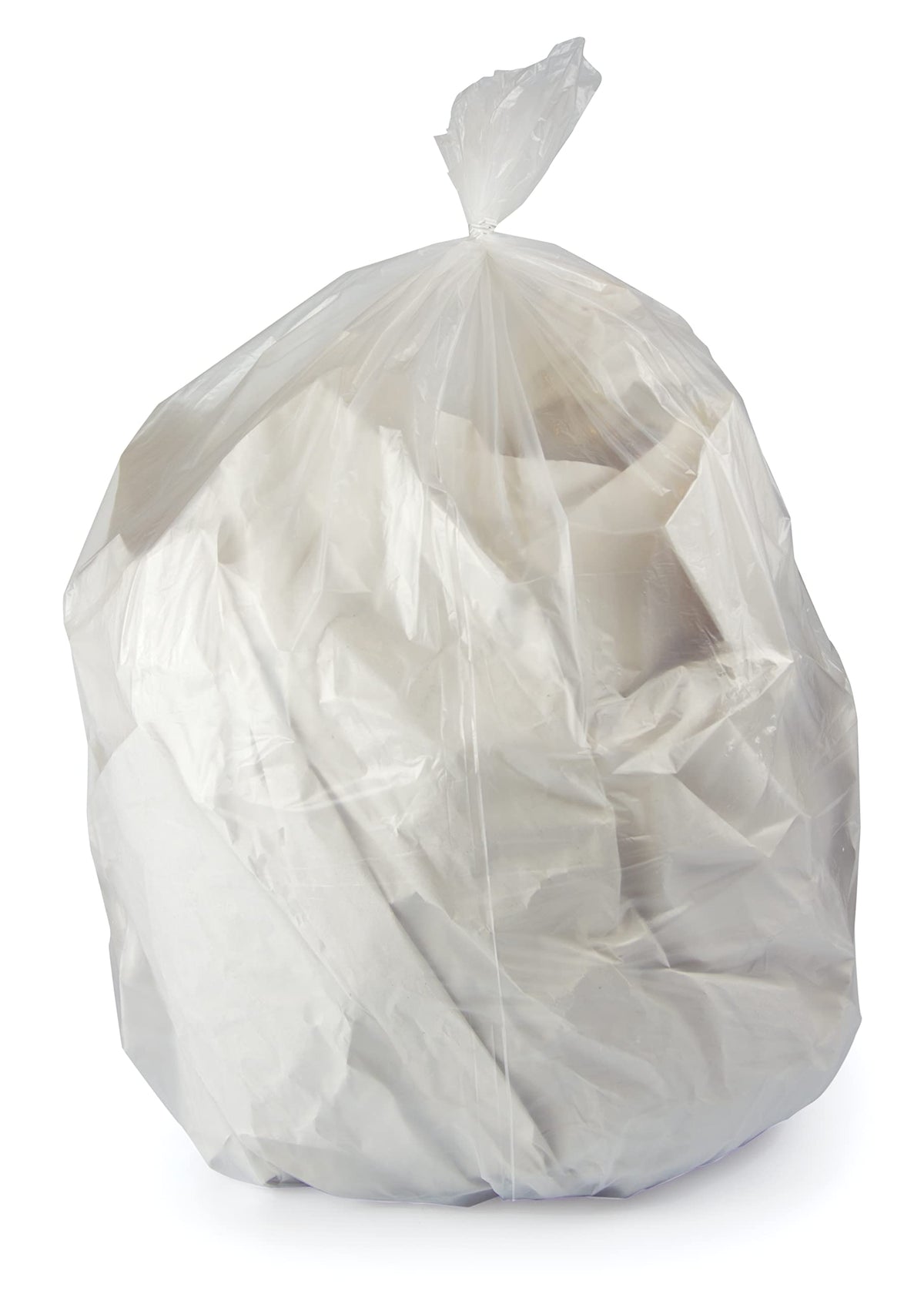 Value Perfomance Can Liners 24"x32" by HBC – 1 Count (Pack of 500), 16.0 gallons, Plastic, Clear, Pack of 500