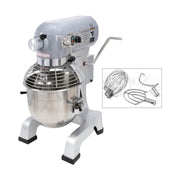 Gear Driven 20-Quart Planetary Mixer with Safety Guard by Adcraft – 20 Qt., 20.0 quarts, Stainless Steel, Black, Model BDPM-20