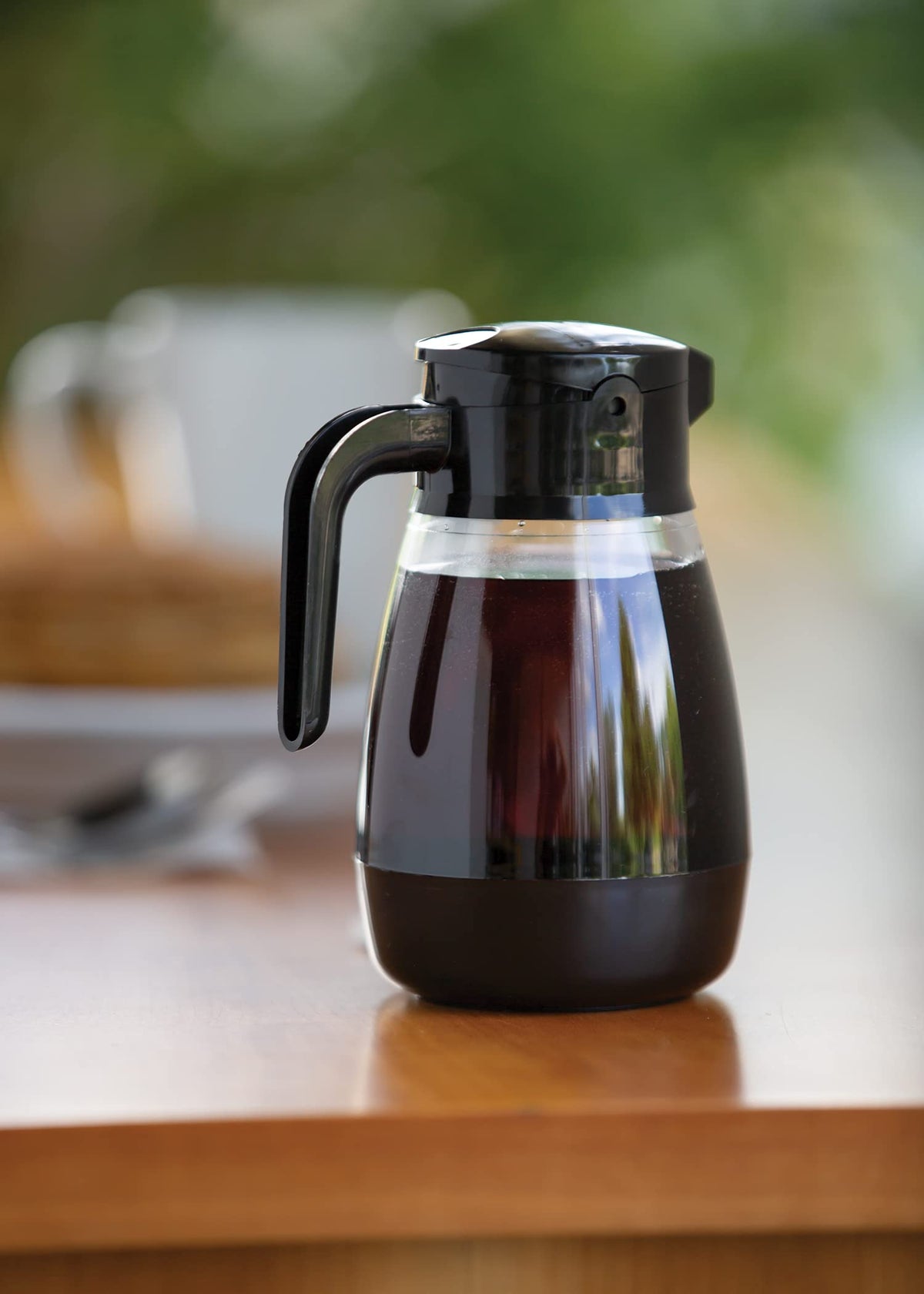 Service Ideas Black / 16 Ounces / Casual Food Dispensers