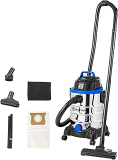 Vacmaster VQ607SFD, 6 Gallon 3 Peak HP Stainless Steel Wet/Dry Shop Vacuum