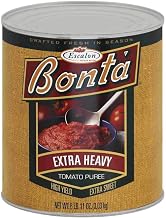 Bonta Extra Heavy Tomato Puree, 107 Ounce -- 6 per case.