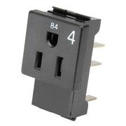 15 Amp Circuit 4 Receptacle by Electri-Cable Assemblies – Alloy Steel, Black, Model 249064