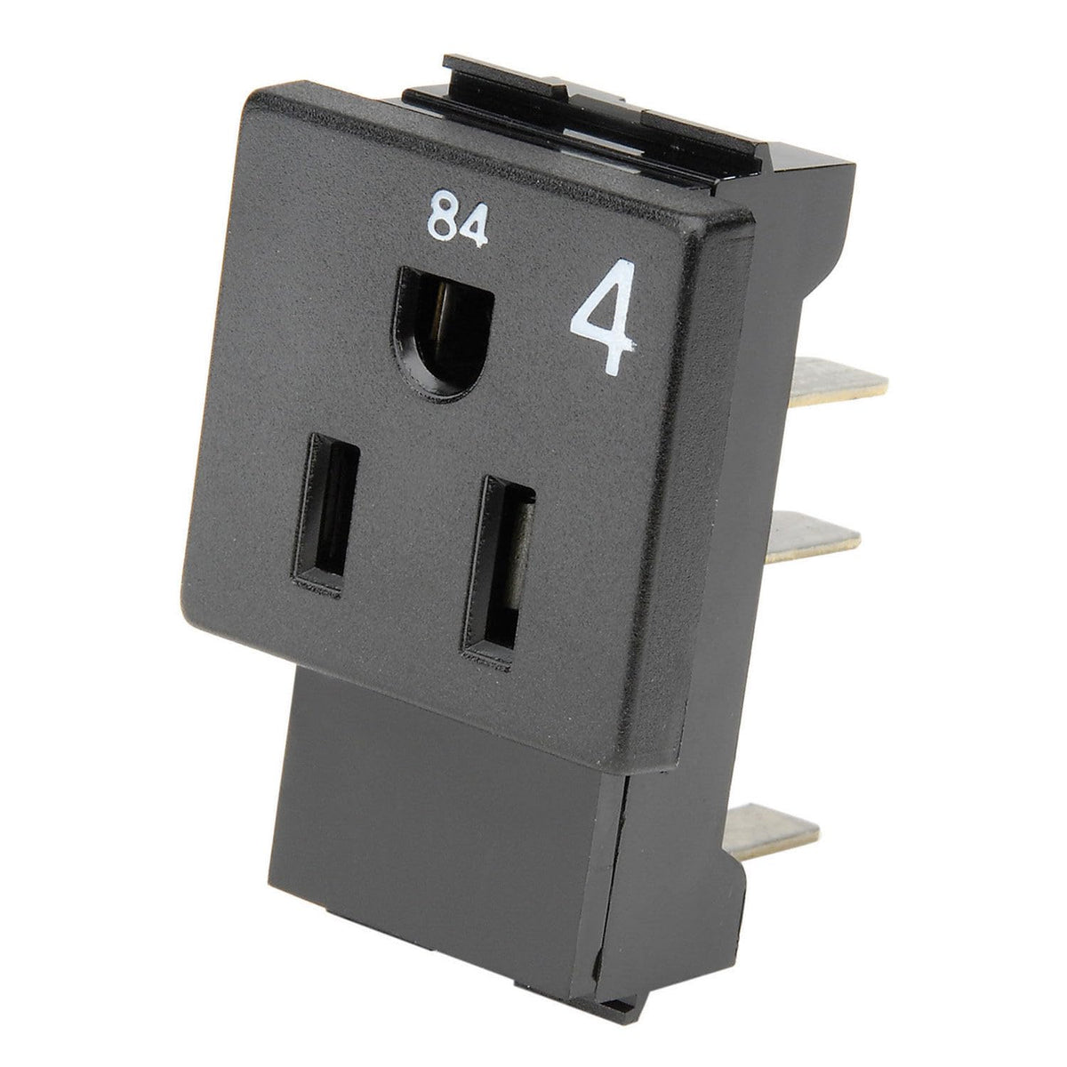 15 Amp Circuit 4 Receptacle by Electri-Cable Assemblies – Alloy Steel, Black, Model 249064