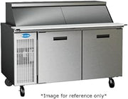9148W High Heat Refrigerated Mega Top Breading Table 48"L with (1) Door & (9) 1/3 Size Pan Capacity