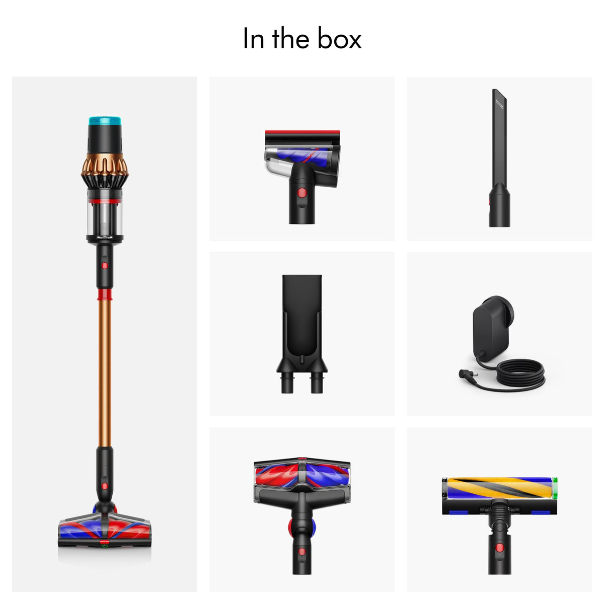 V16 Piston Animal Cordless Vacuum by Dyson – 0.3 gallons, Matched Black Body / Bright Copper Manifold, Model 640975-01