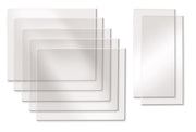 Clear Protective Lens Kit for XVX Series Welding Helmets by Hobart – Plastic, Clear, Model 770586