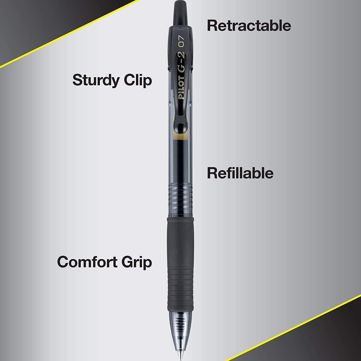 G2 Premium Gel Pens by PILOT – 8 Count (Pack of 1), ink, Black, Model G27B8BLK-AMZ
