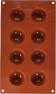 Silikomart Mould Half-Sphere, Orange, 50mm