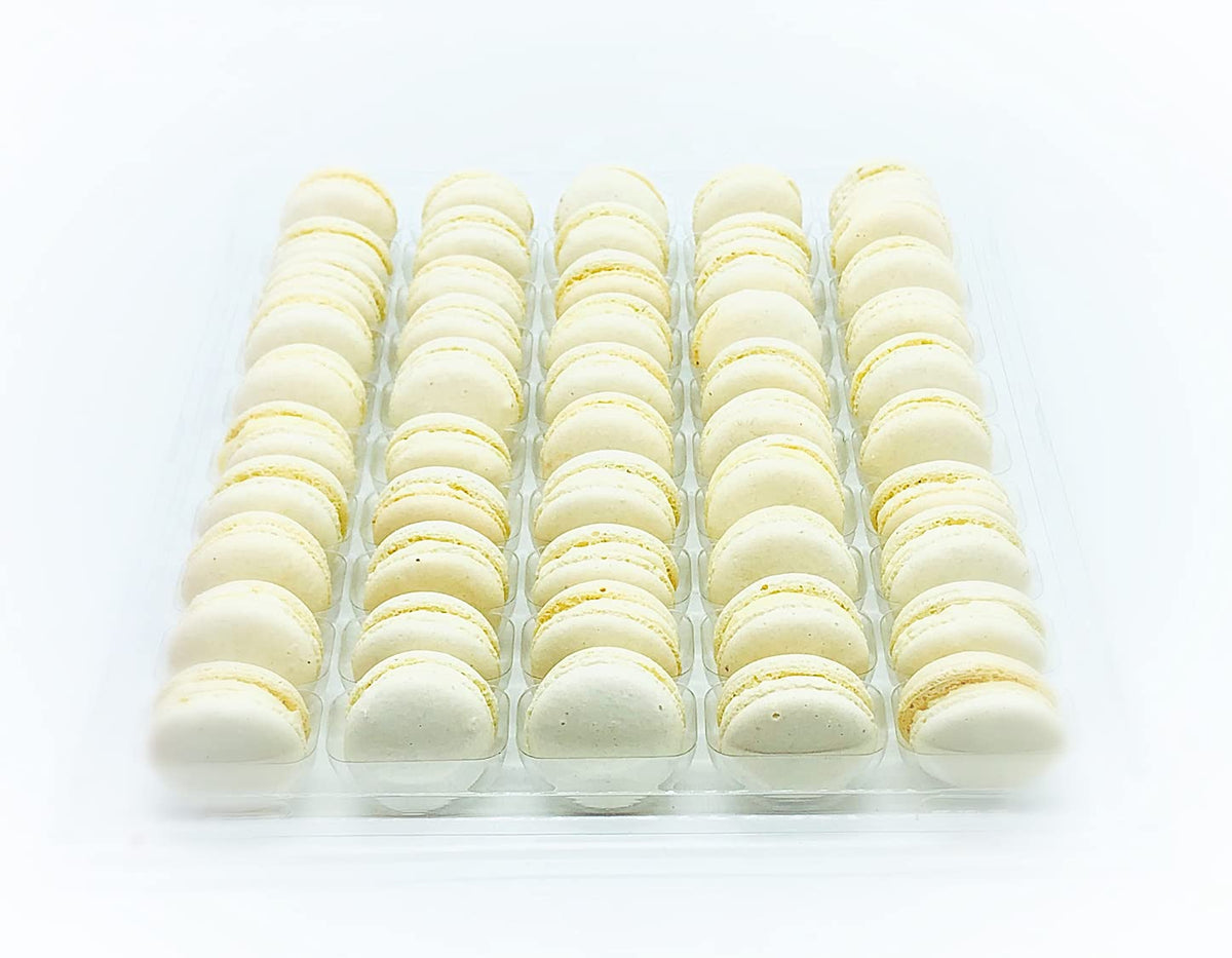 50 Pack Vanilla Gluten Free French Macaron Value Pack by Macaron Centrale – Value Pack