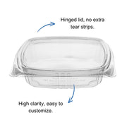 KODA CUP 8oz / Clear / 8.0 fluid_ounces Clamshell Take Out Containers