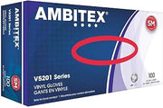 Tradex V5201-SM Ambitex Small Powder-Free Vinyl Gloves - 100 / CT