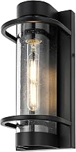 Parrish One Light Outdoor Wall Sconce Black