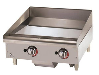 Star Star-Max 24" Chrome Plate Gas Griddle by Star Micronics – Stainless Steel, Model 624TCHSF