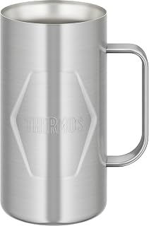 Thermos JDK-721 S2 Vacuum Insulated Jug, 24.3 fl oz (720 ml), Stainless Steel 2, Dishwasher Safe, Magic Bottle Structure, Hot and Cold Retention Beer Mug