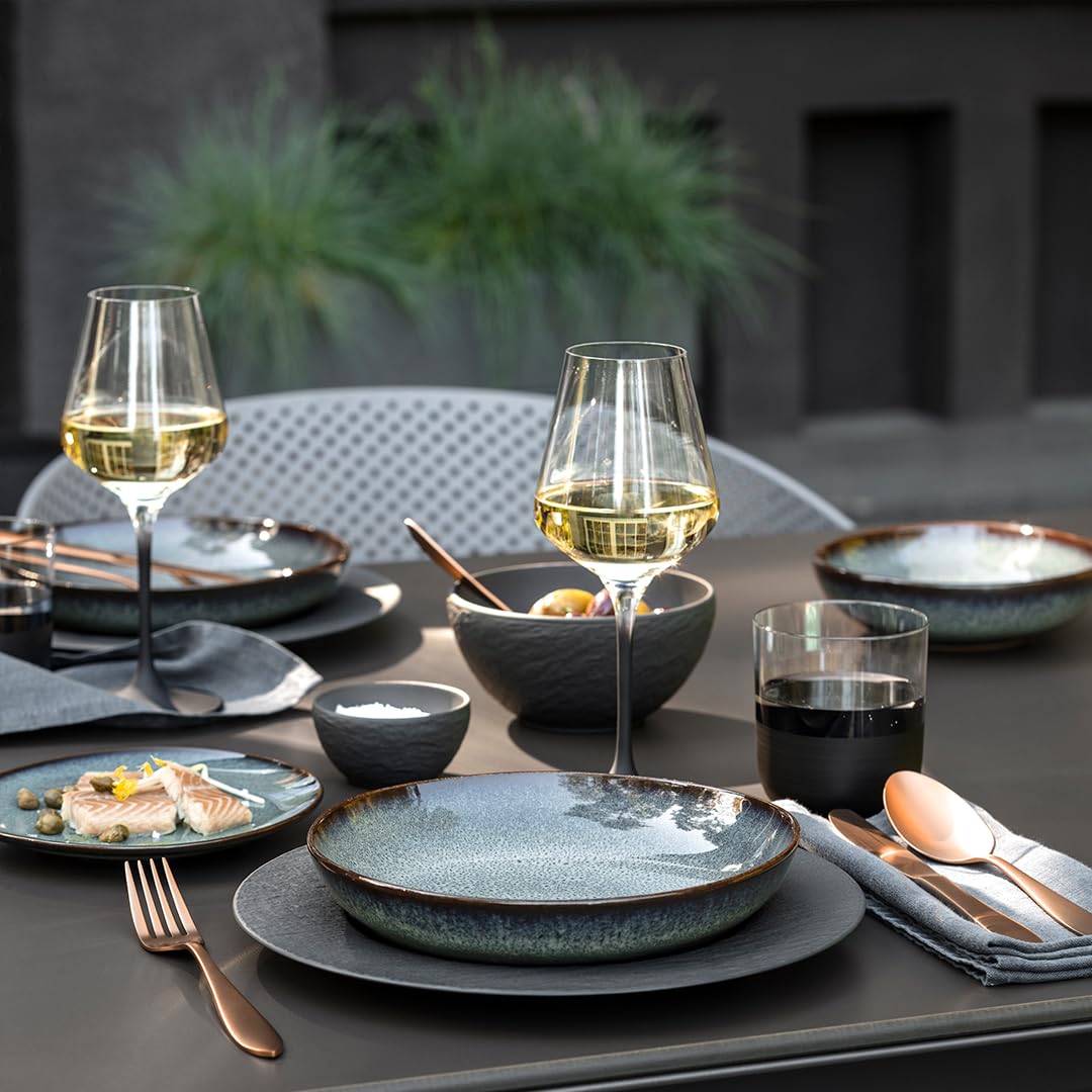Manufacture Rock by Villeroy & Boch – 8X8X4CM, 105 milliliters, Porcelain, Black, Model 10-4239-3932