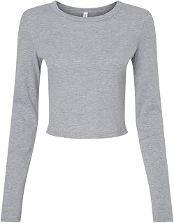 BELLA+CANVAS Women's Long Sleeve Micro Rib T-Shirt by BELLA + CANVAS