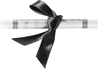 DecoPac Graduation Diploma With Black Ribbon Cake Topper, Cake Decoration, Food Safe Plastic, Pack of 24