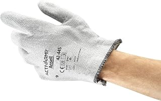 Ansell AlphaTec 42-445 Chemical & Cut Gloves, Size XL, 1 Pair