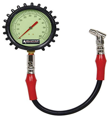 4" Tire Pressure Gauge by Allstar Performance – Rubber, Model ALL44048