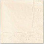 Hoffmaster 180517 Ecru 15" x 17" Paper Dinner Napkins 2-Ply - 125 / Pack
