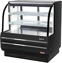 Turbo Air TCGB-48-DR - 48-Inch Curved Glass Dry Bakery Display Case
