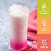 Coconut Jelly Topping nata de coco for Bubble Tea 400 g | Lychee Jelly | for Boba Tea by Fanale – 400g (Pack of 35)