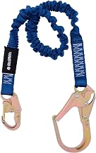 Global Industrial 4-1/2" - 6'L Energy Absorbing Lanyard, Rebar Hook
