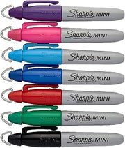 Sharpie 100405 Mini Permanent Markers Fine Point Assorted Bulk (35111)