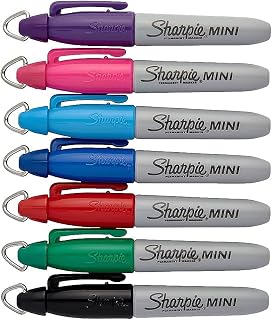 Sharpie 100405 Mini Permanent Markers Fine Point Assorted Bulk (35111)