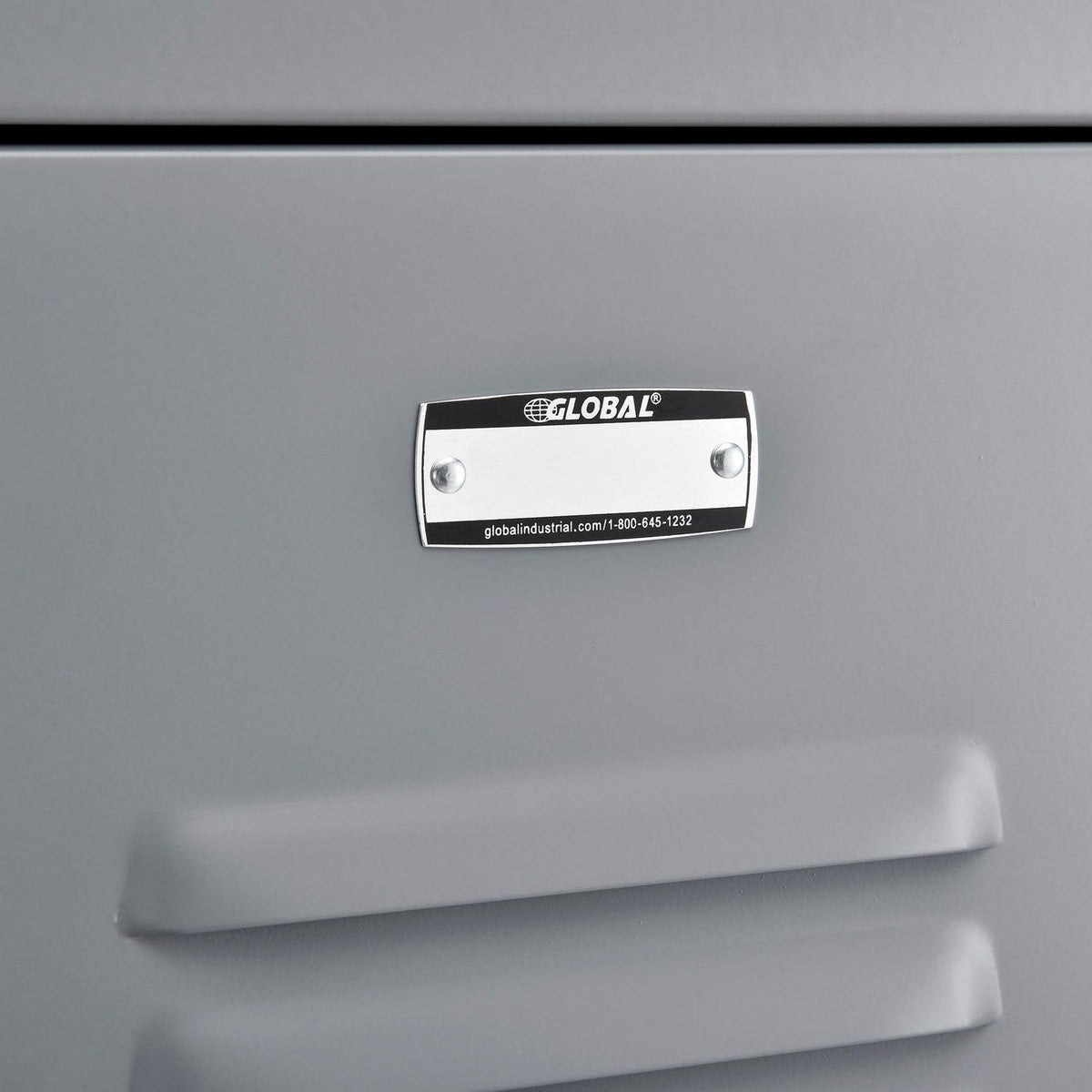 Global Industrial 2-Tier 6 Door Locker – 15" Wx18 Dx36 H, Gray, Assembled