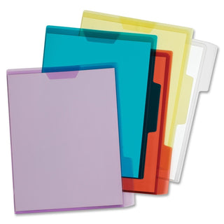 Globe-Weis/ Durable Polypropylene Folder Viewers () by Pendaflex – Letter, Poly, Assorted Colors, Model E85015