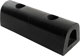 Global Industrial Extruded Rubber Fender Bumper, 12" L x 4.25" W x 4" H