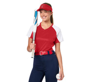 Marko Mode On Name Sport Sun Visor by Marko Mode On Name Funny Birthday – Polyester, Red