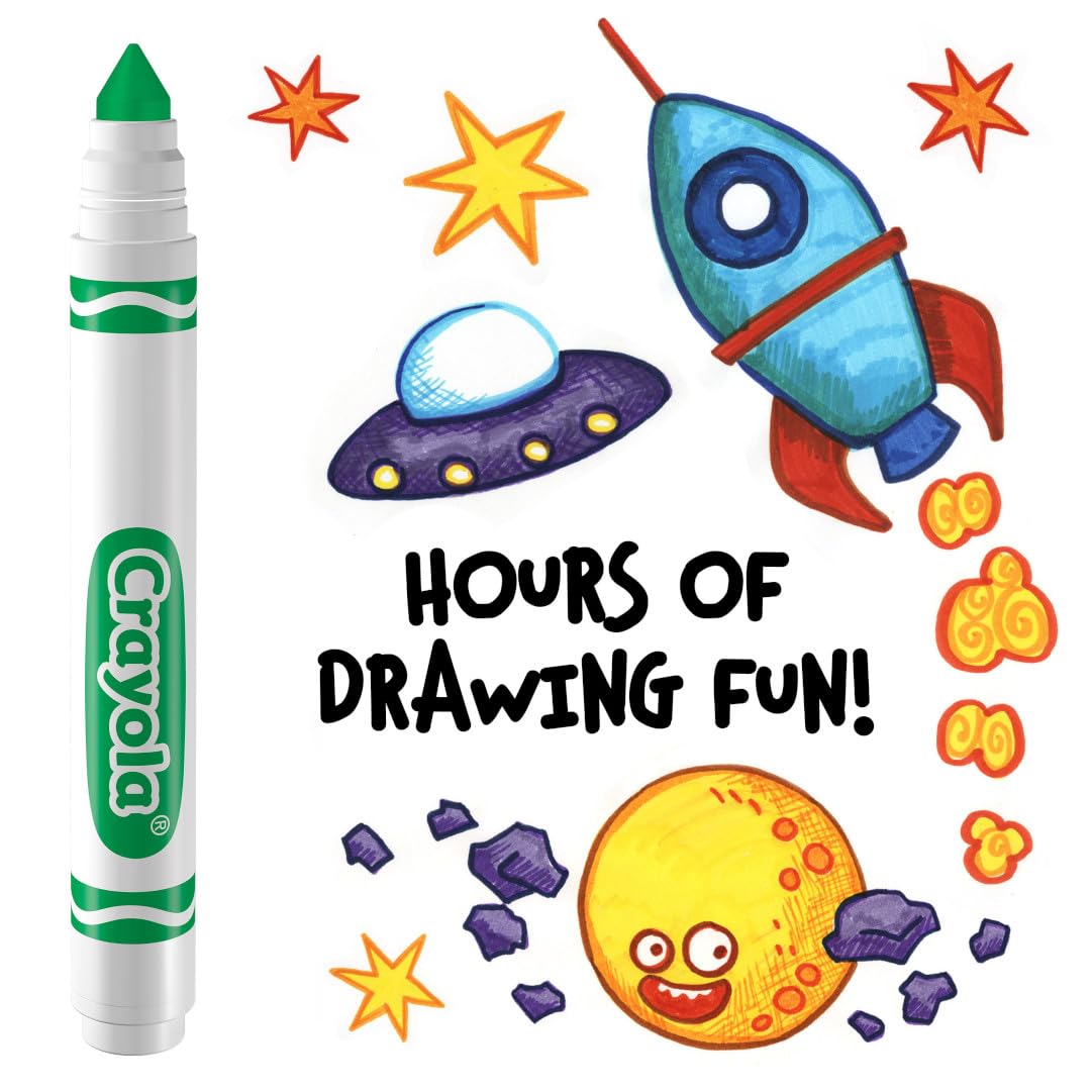 Crayola Green / 12 Count (Pack of 1) / classic Coloring Pens & Markers