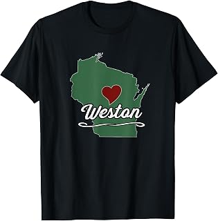 WESTON - Wisconsin | City City Souvenir - WI US Graphic T-Shirt
