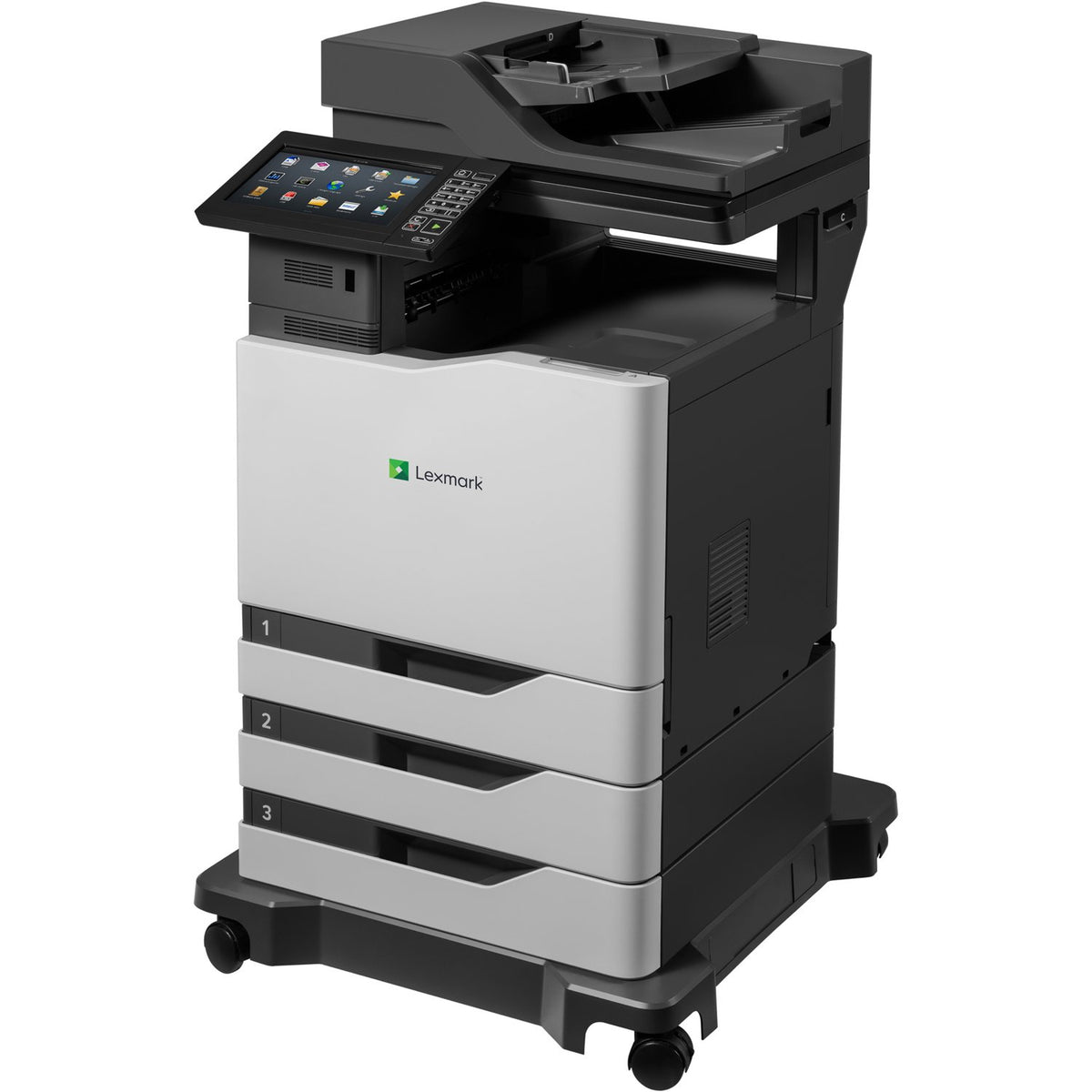 Cx860dte CAC/Sipr Token Enabled (220V by Lexmark – black, Model 42KT680