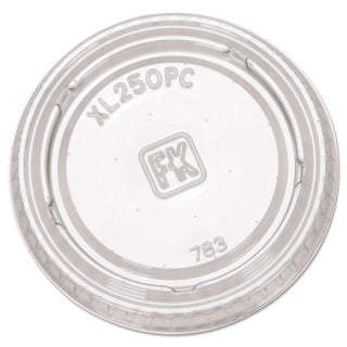 Portion Cup Lids by Fabri-Kal – 1.5 ounces, Polyethylene, Clear, Model FAB XL250PC