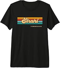 Vintage Sunset Stripes Strahl, Tennessee Premium Tri-blend T-Shirt