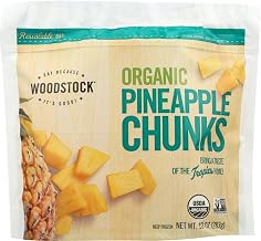 Woodstock Farms Organic Pineapple Chunk, 10 Ounce -- 12 per case.