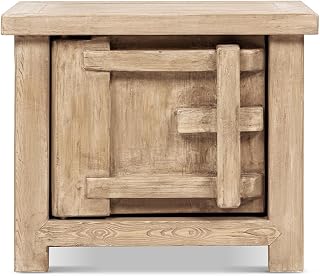 Jennifer Taylor Home Rowan 28.5" Solid Reclaimed Pine Side Table