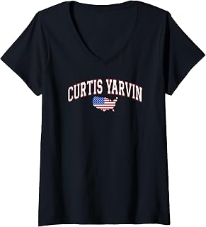 Women's Curtis Yarvin for President 2028 V-Neck T-Shirt