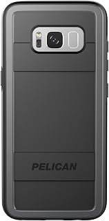 Pelican Cell Phone Case for Galaxy S8 Plus - Black/Light Gray
